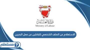 الاستعلام عن الملف الشخصي للباحثين عن عمل البحرين